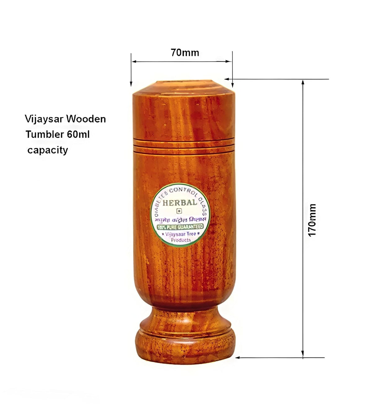 ✨ Luxury Wellness Combo – Kansa Wand + Wooden Tumbler