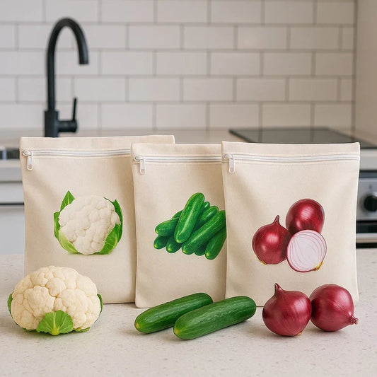 Premium Cotton Vegetable Storage Bag