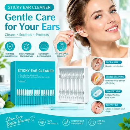 Soft Silicone Ear Cleaning Sticks – 24 Pieces
