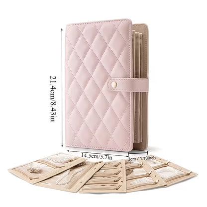 BUY 2 GET 1 FREE – Luxury Jewelry Storage Book Organizer