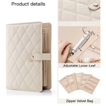 BUY 2 GET 1 FREE – Luxury Jewelry Storage Book Organizer