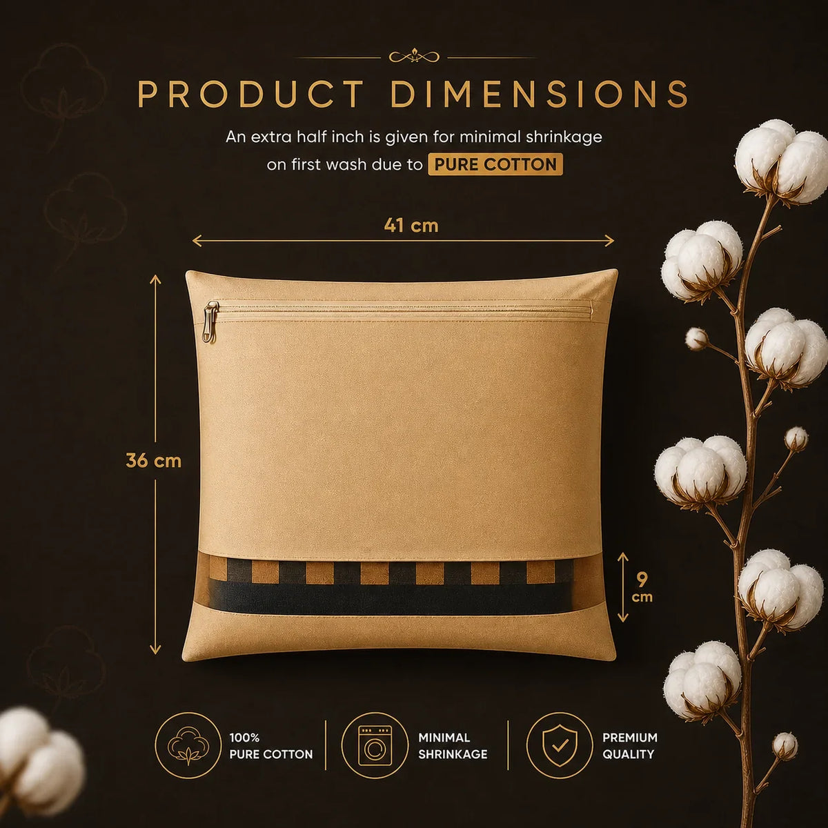 Premium Cotton Saree Covers with Zip