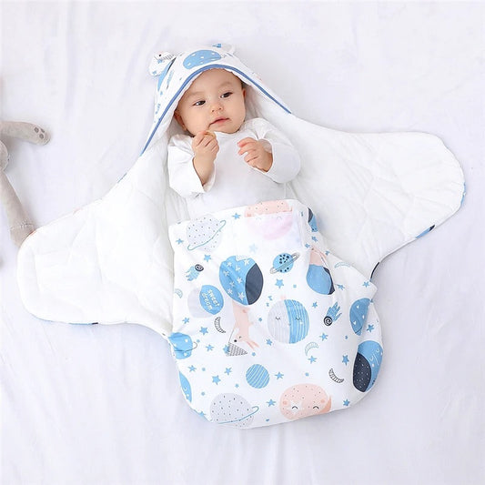 Baby Wrap Blanket + Feeding Spoon (FREE Baby Pacifier)