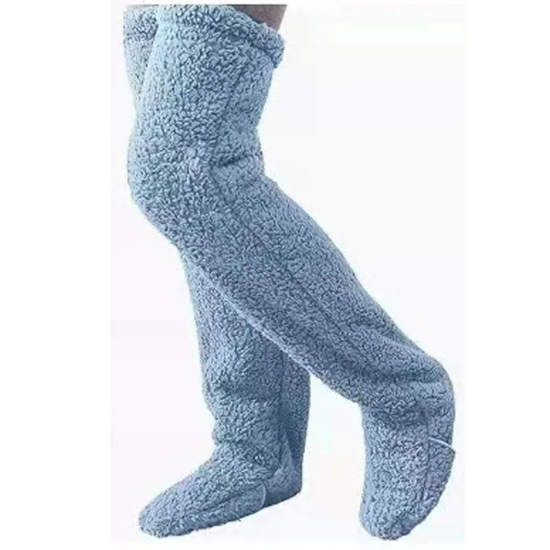 Winter Fleece Lined Over Knee Socks