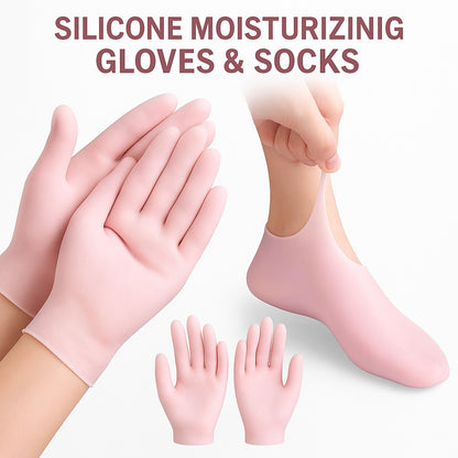 Silicone Moisturising Gloves & Socks