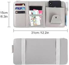 Premium Car Sun Visor Organizer Holder