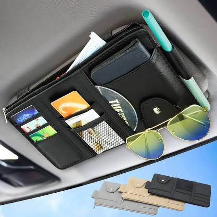 Premium Car Sun Visor Organizer Holder