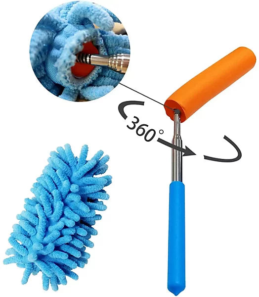 Long handle Microfiber Cleaning Brush