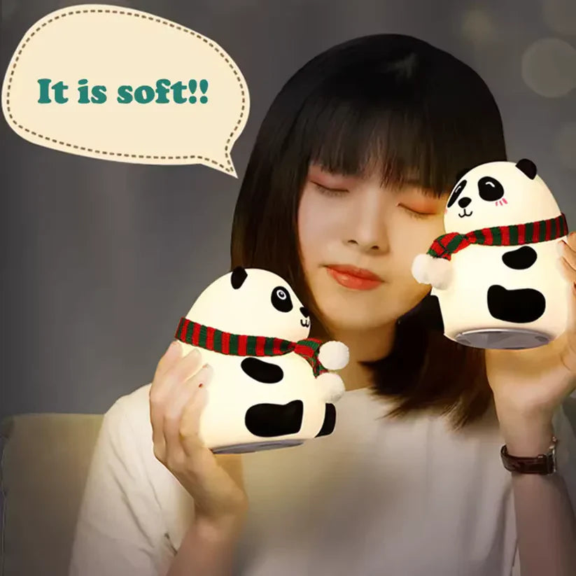 Cute Silicone Panda Lamp
