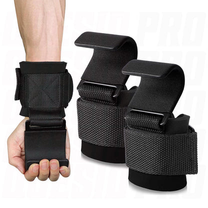 Premium Adjustable Weight Lifting Hooks for Gym