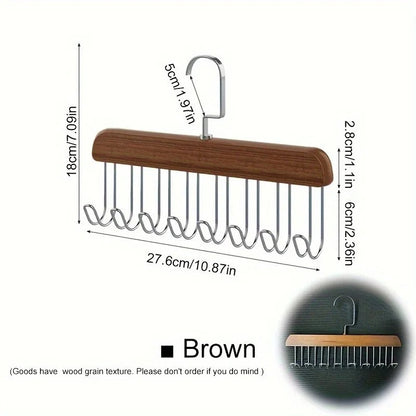 8 Hook Wooden Sling Hanger