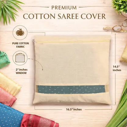 Premium Cotton Saree Covers with Zip