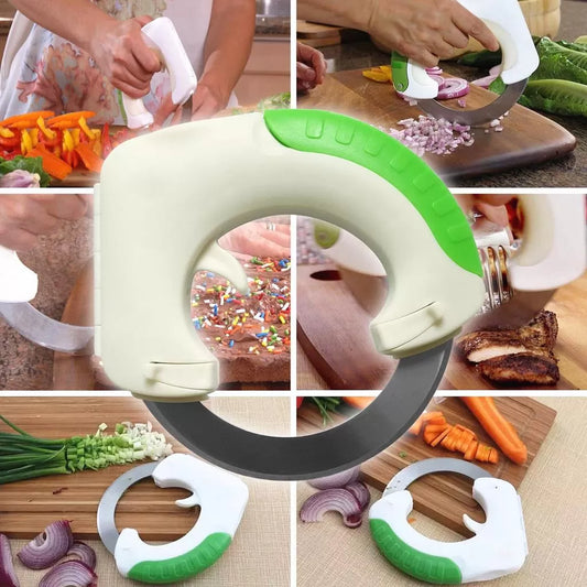 BOLO ROLLING KNIFE Vegetable Cutter Slicer 360